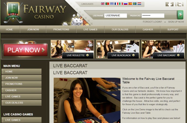 Casino en vivo Fairway